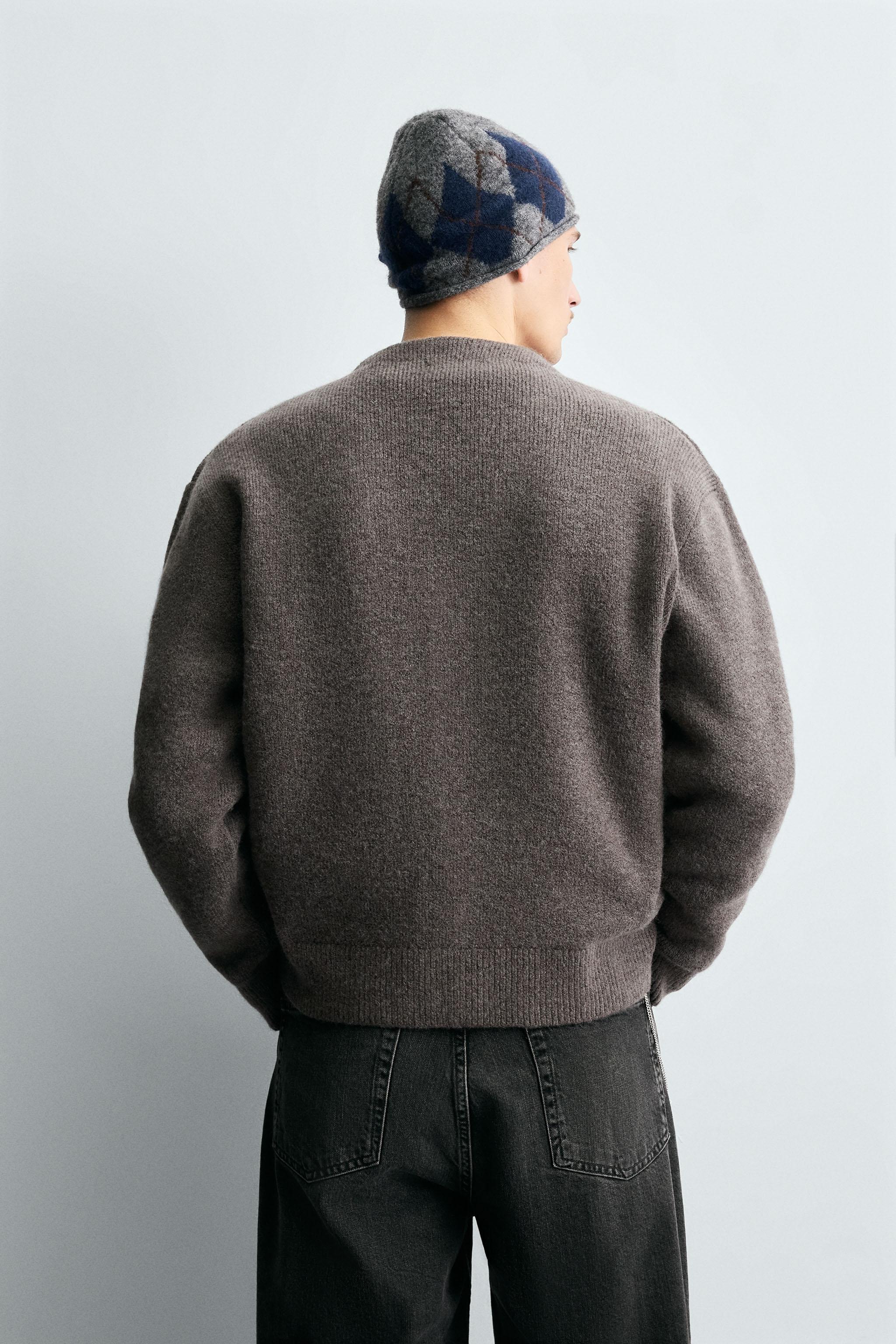 TEXTURED KNIT CARDIGAN