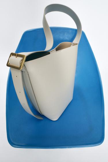 MAXI BUCKET BAG - Ecru by Zara - Image 0