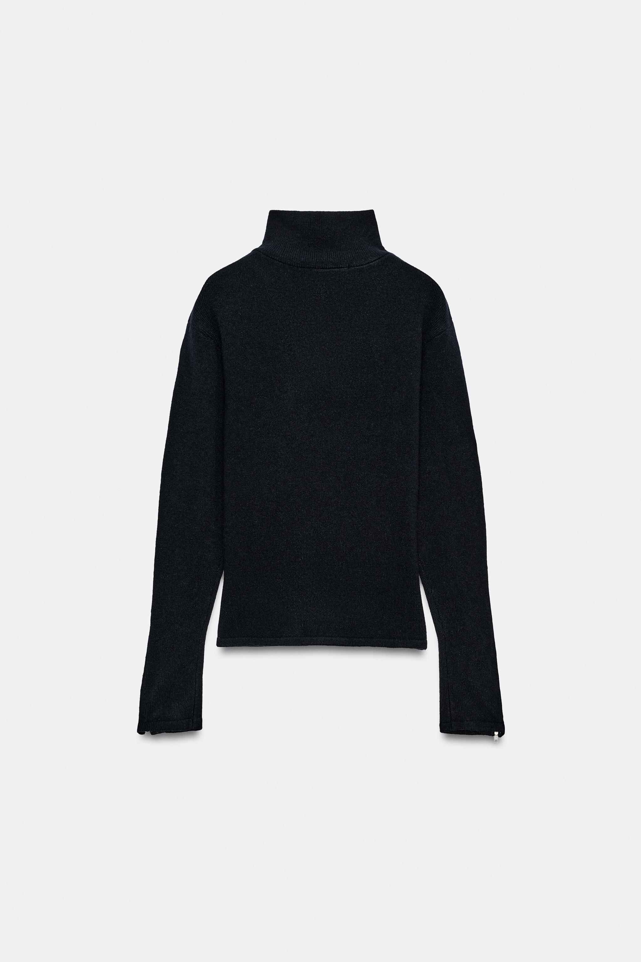 Женские свитеры Zara 100% WOOL ZIPPER JUMPER — фото 6