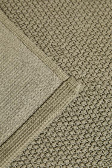 COTTON BATH MAT - mid khaki by Zara