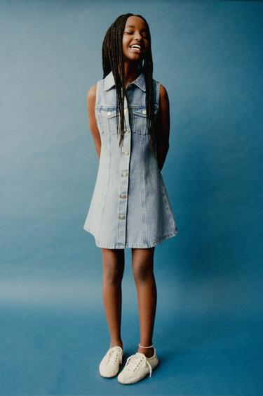 DENIM DRESS - Blue by Zara - Image 5