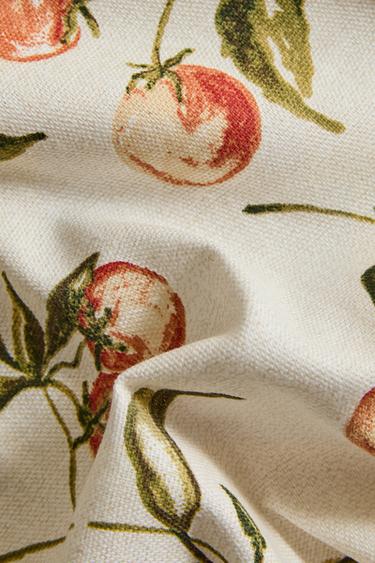 LOT DE 2 SERVIETTES DE TABLE IMPRIMÉ TOMATES - Sable de Zara - Image 3
