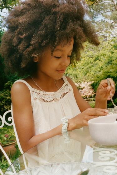 AGES 6-14 / LACE NIGHTDRESS - Ecru by Zara