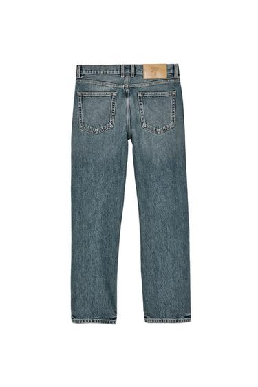 STRAIGHT-LEG JEANS - Mid-blue by Zara - Image 3