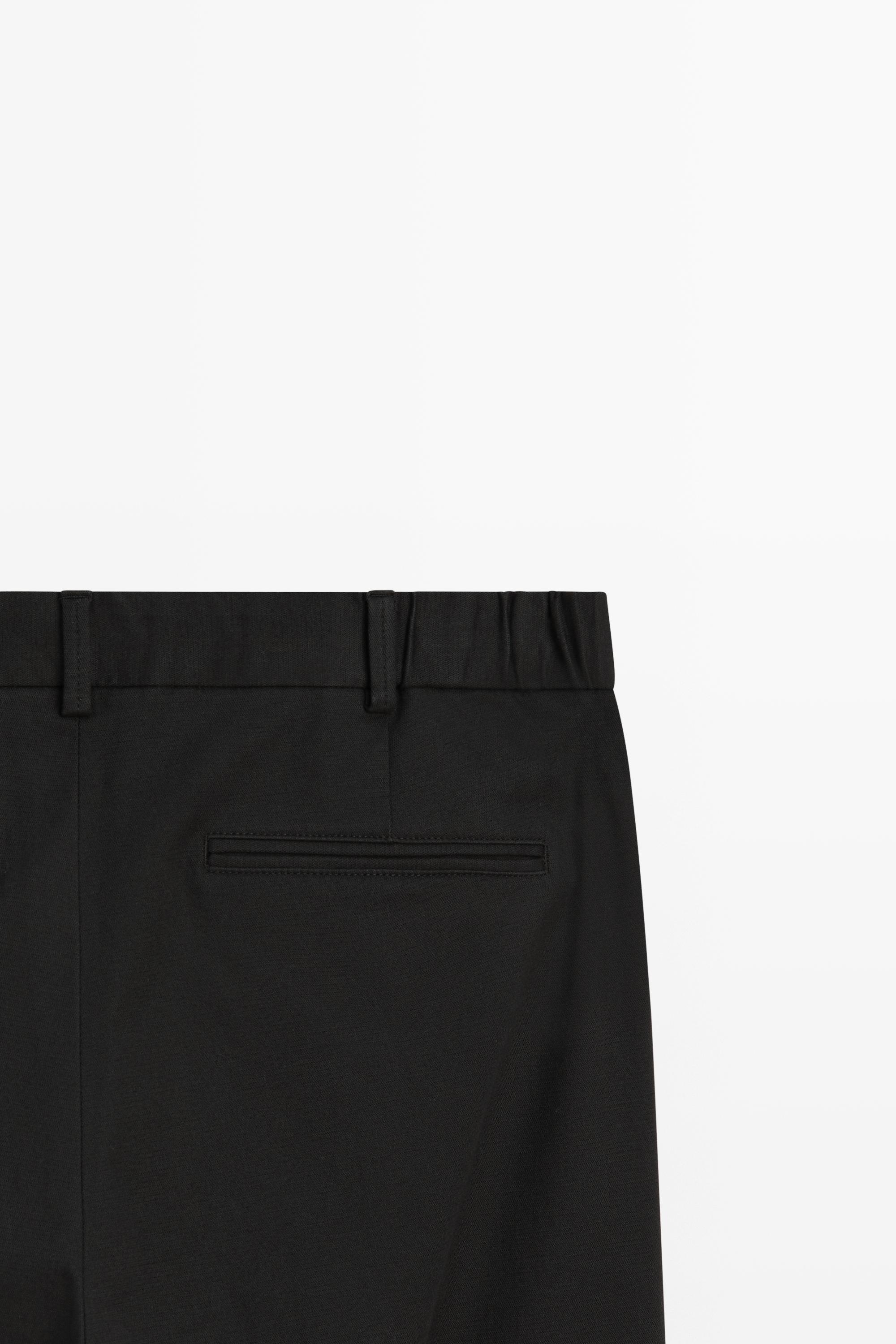 Pantalon slim en coton mélangé