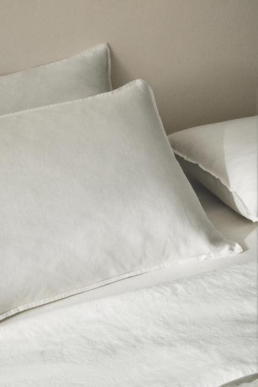 TAIE D’OREILLER LIN (235 G/M²) - Blanc de Zara - Image 5