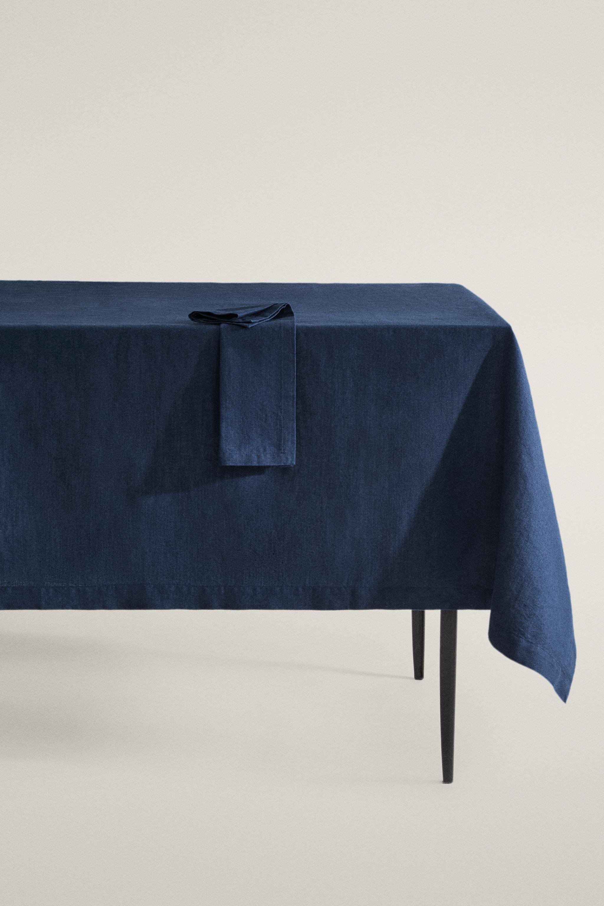FADED LINEN TABLECLOTH