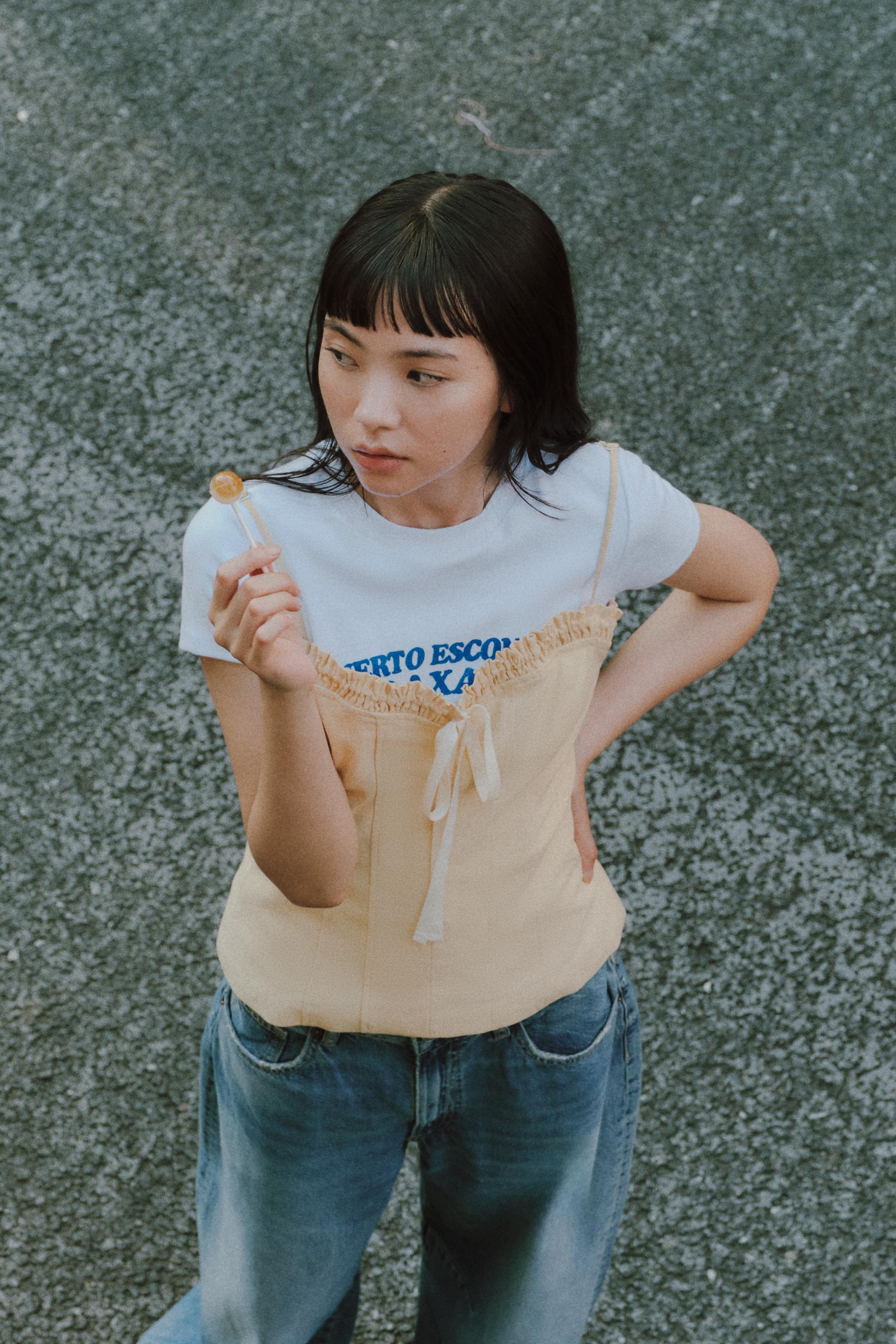 レディースイエローのトップス | ZARA 日本
