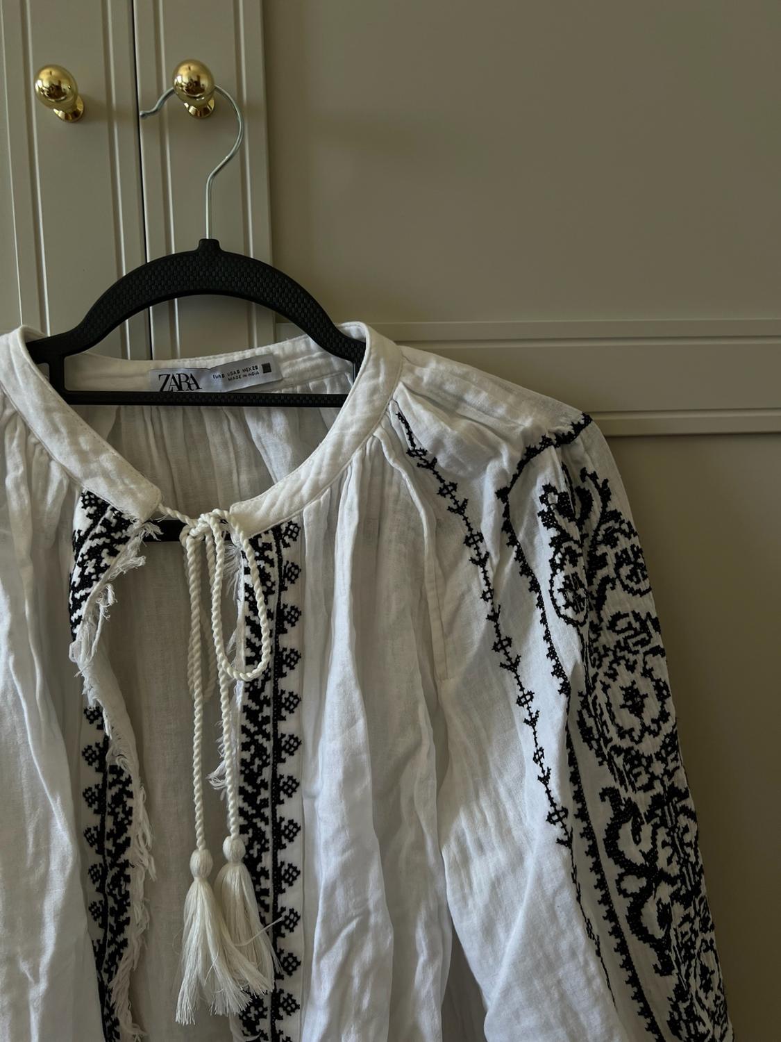 EMBROIDERED COTTON OVERSHIRT - Image 3