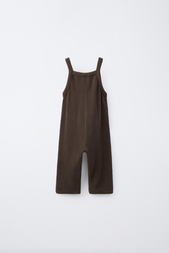 ЖҰМСАҚ ҰЗЫН КОМБИНЕЗОН - Қоңыр Zara компаниясынан - Сурет 0