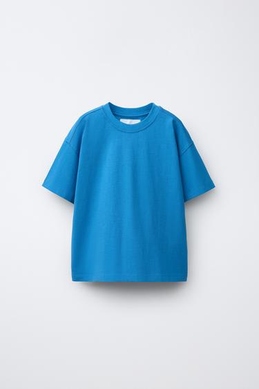 MAGLIETTA TINTA UNITA - Azzurro intenso di Zara - Immagine 0