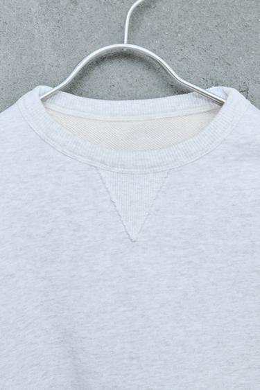 STORIESZ - PLUSH CREW NECK SWEATSHIRT - Grey marl by Zara - Image 2