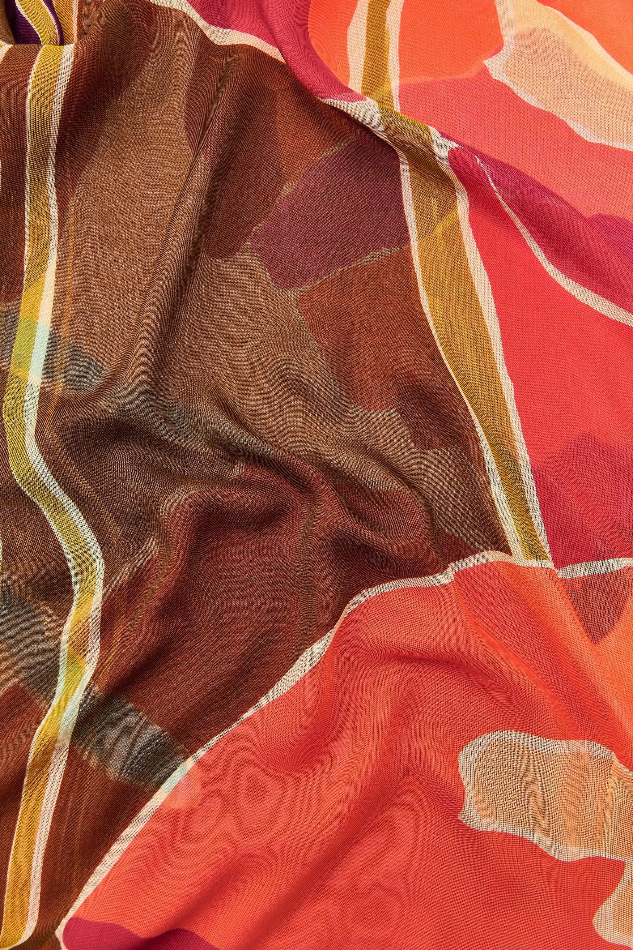FOULARD IMPRIMÉ MODAL SOIE