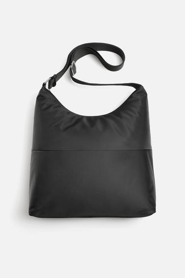 BANDOLERA NYLON - Negro de Zara