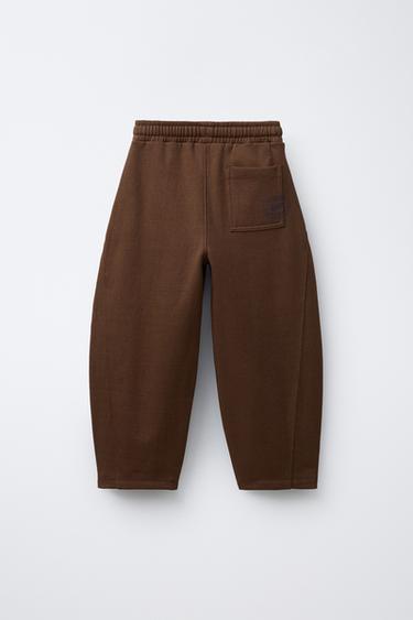 CHAMPION ® X ZARA BALLOON FLEECE TROUSERS - Brown by Zara - Image 1