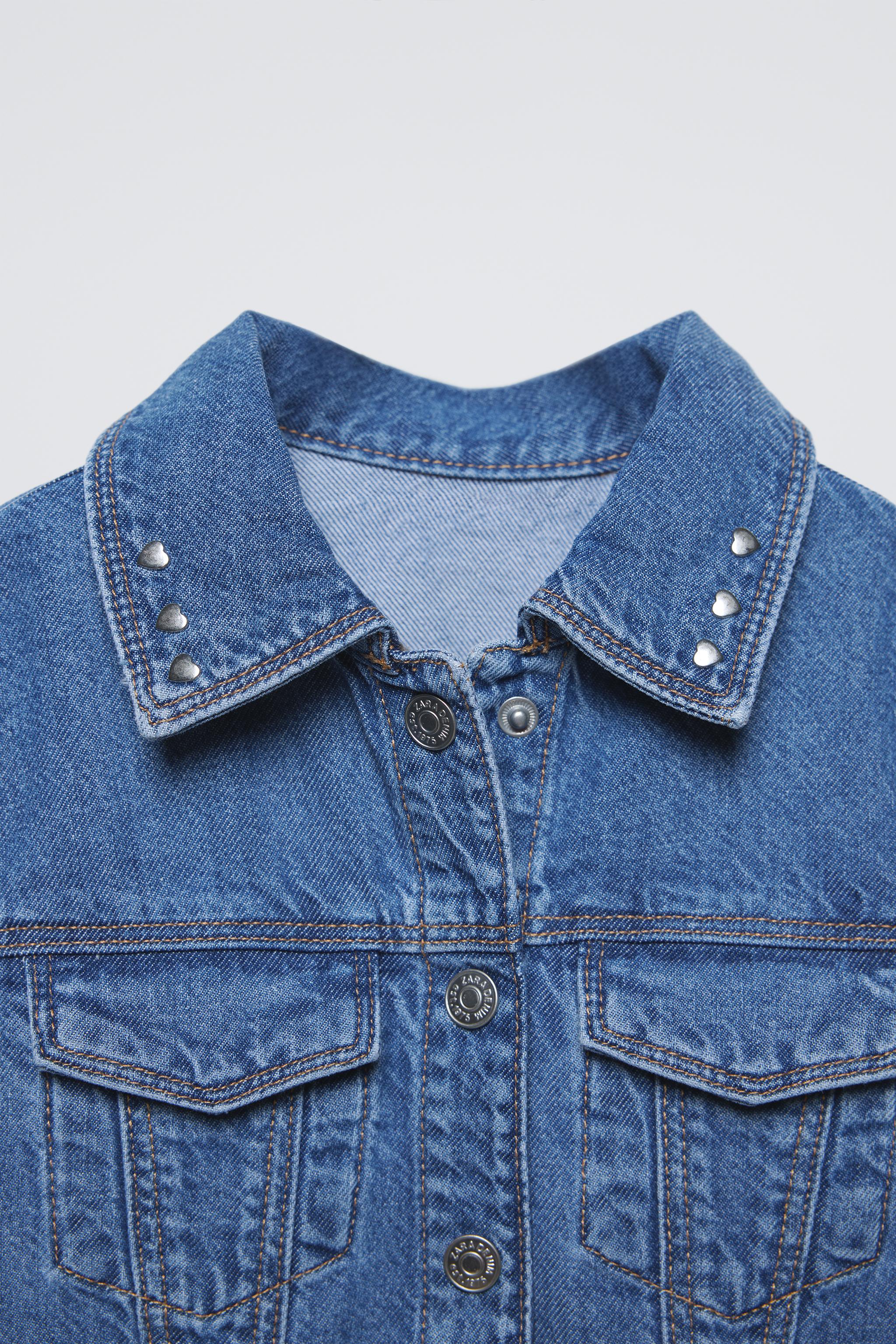 Vestidos Vaqueros Para Vestido Denim ZARA De Mezclilla Azul