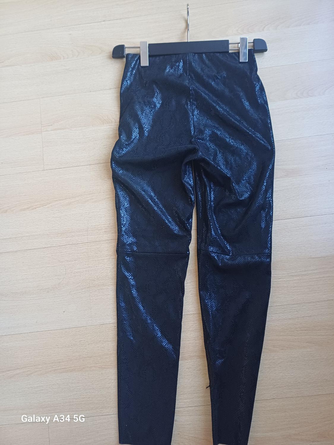 FAUX SNAKESKIN LEGGINGS - Image 2