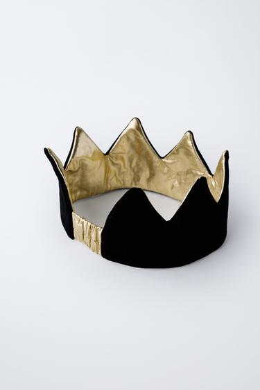 VELVET REVERSIBLE CROWN - Black by Zara - Image 1