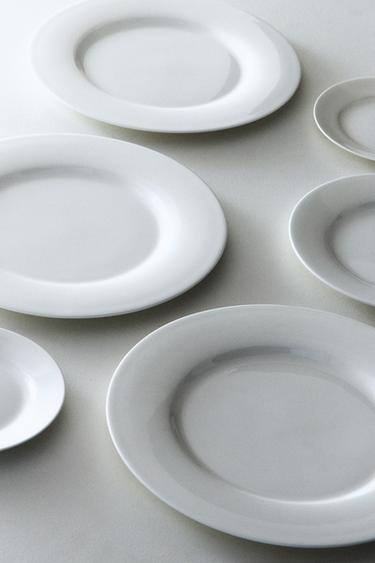 Zara BONE CHINA DINNER PLATE - White