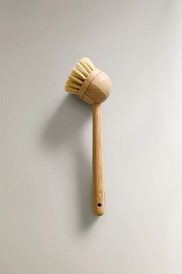 BRUSH WITH REPLACEABLE BRISTLES - Light beige by Zara