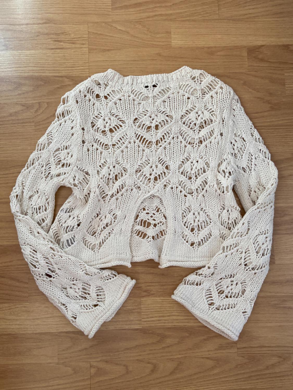 POINTELLE KNIT SWEATER - Image 2