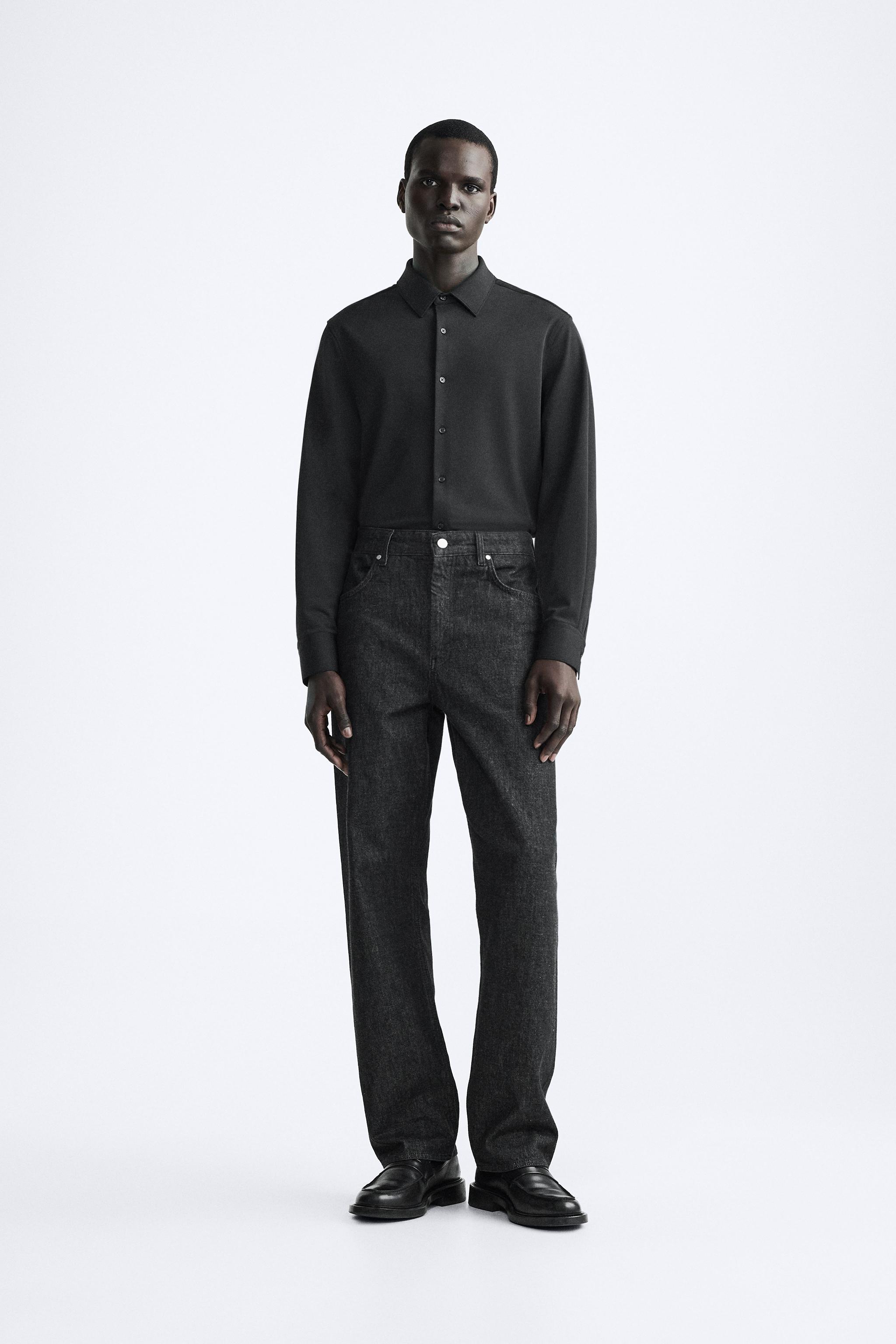 TEXTURED STRETCH SHIRT - White | ZARA Australia TEXTURED STRETCH SHIRT - White | ZARA Australia