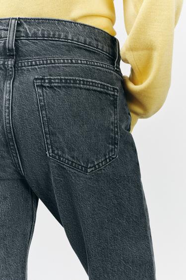JEAN ZW COLLECTION DROIT TAILLE BASSE - Noir de Zara - Image 1