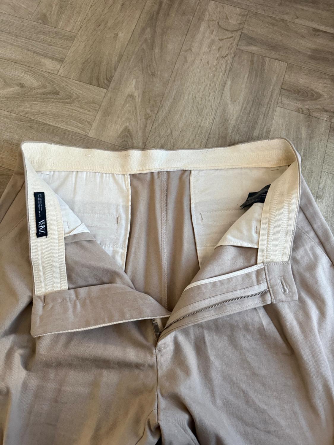 COTTON - LINEN TROUSERS - Image 2