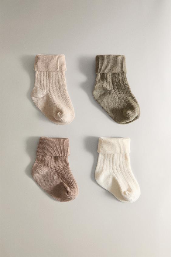 BABYSOCKEN MULTICOLOR (4ER-PACK) - Grün von Zara - Bild 0