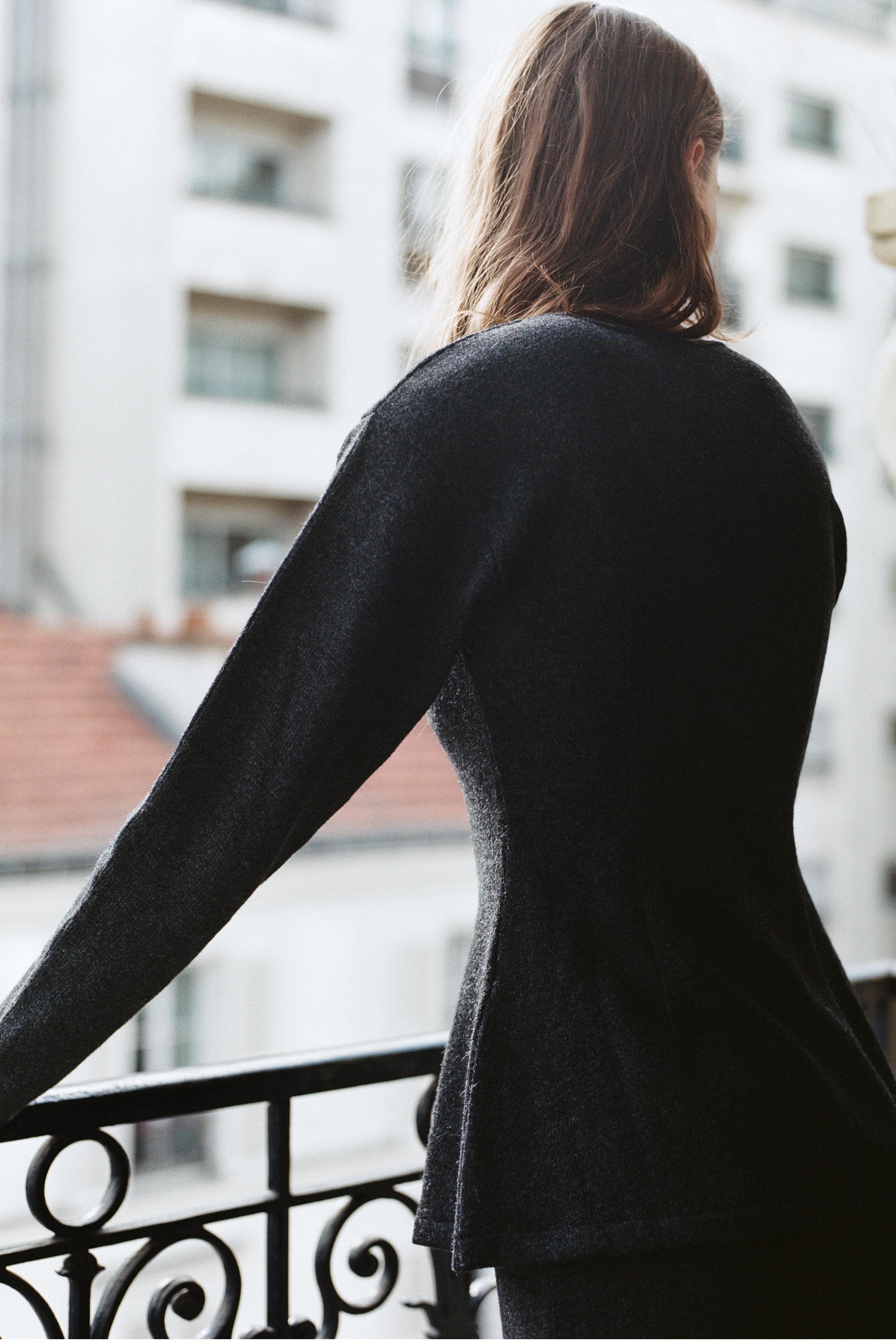 GILET PEPLUM À BOUTONS