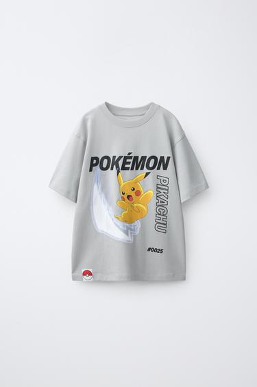 PIKACHU POKÉMON™ T-SHIRT - Light grey by Zara