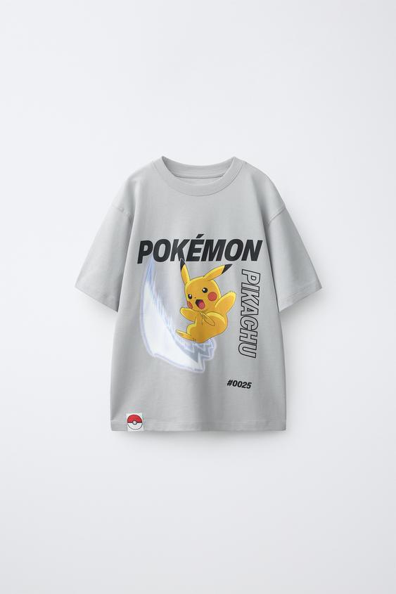 CAMISETA PIKACHU POKÉMON ™ - Gris claro de Zara - Imagen 0