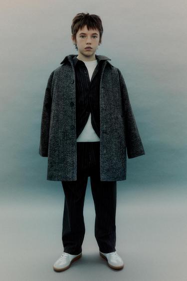 PANTALÓN RAYA DIPLOMÁTICA - Gris de Zara