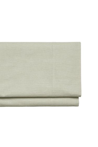 STRIPED FLAT SHEET - Green by Zara