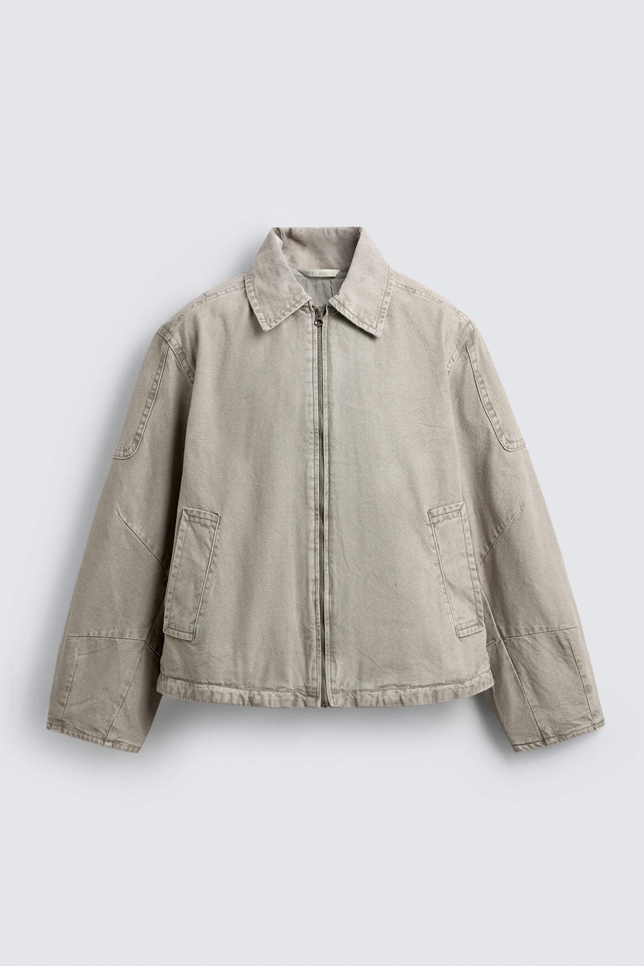 WASHED BOXY FIT JACKET