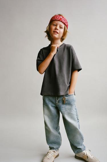 JEANS BAGGY - Azul de Zara