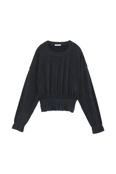 FRILLED SWEATSHIRT