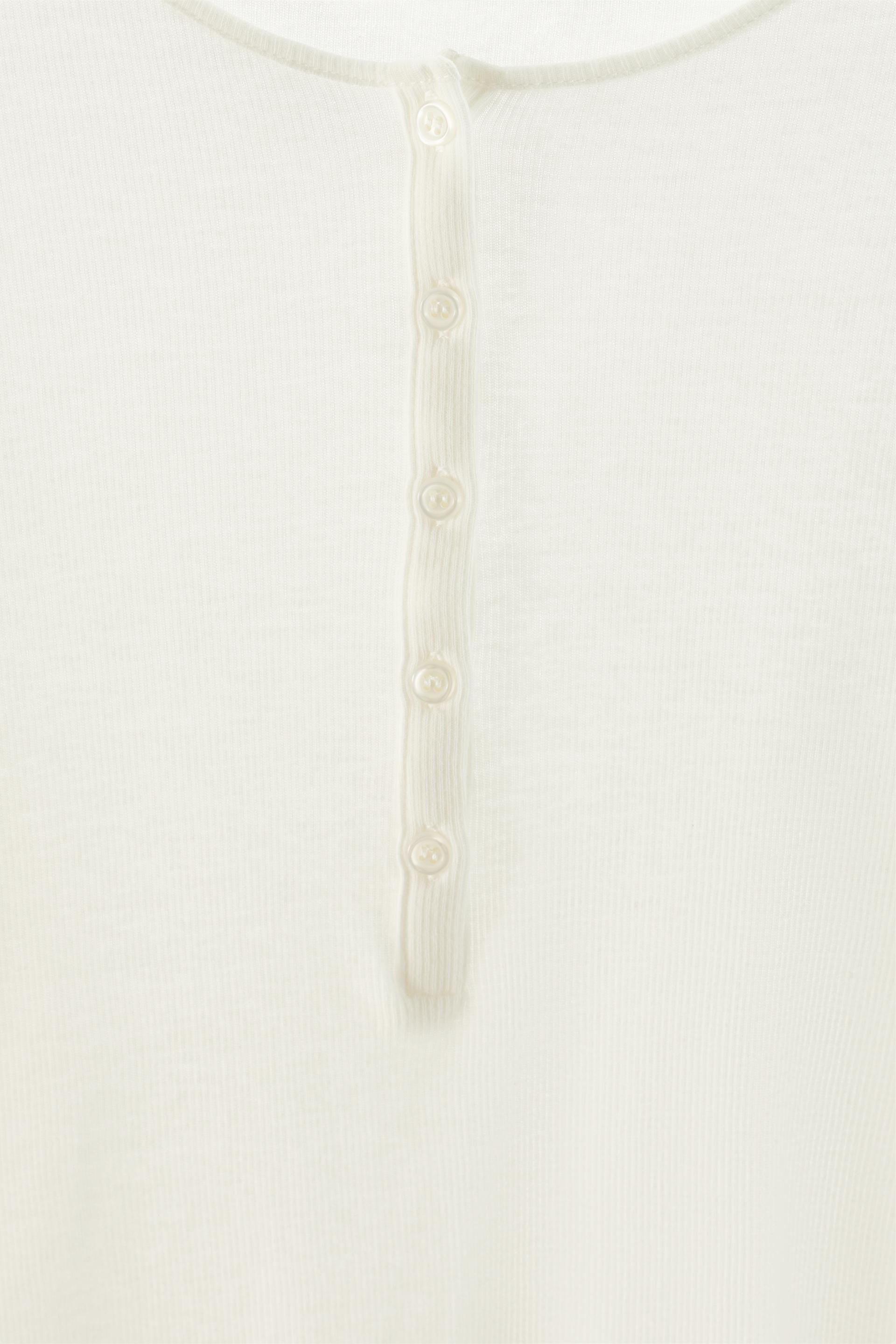 100% COTTON BUTTON-UP T-SHIRT thumbnail 7