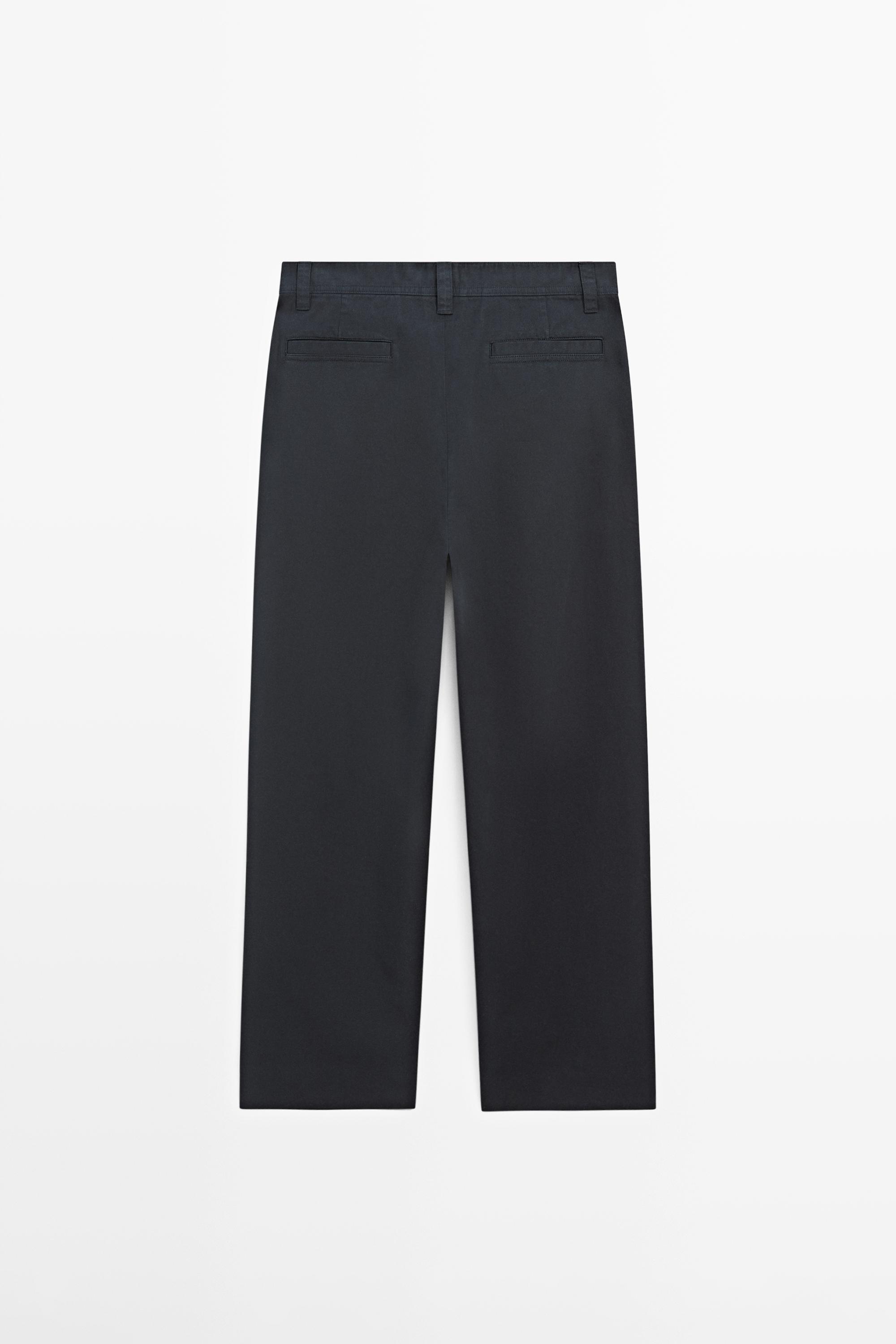Pantalon relaxed fit en coton