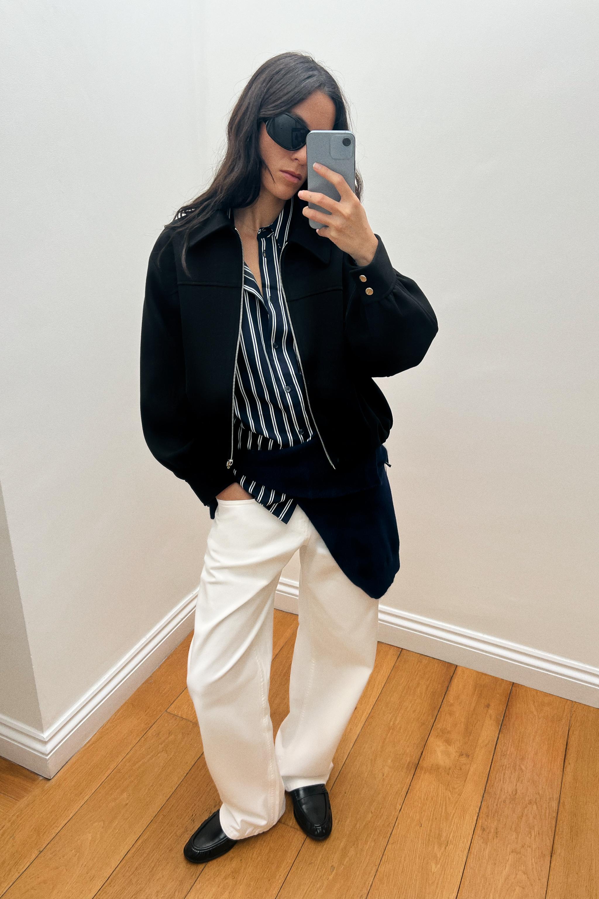 SOFT ZIP JACKET — Black