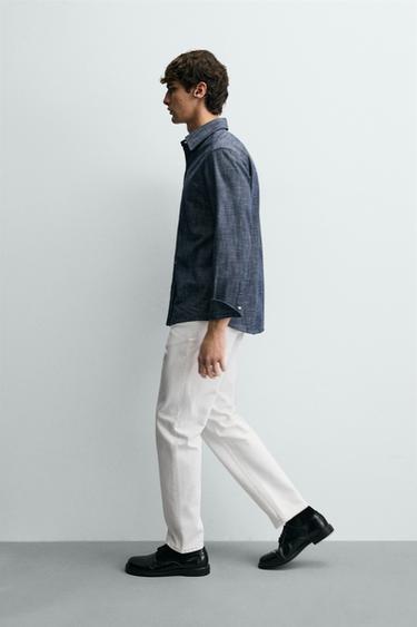 REGULAR FIT JEANS - White by Zara - Image 5