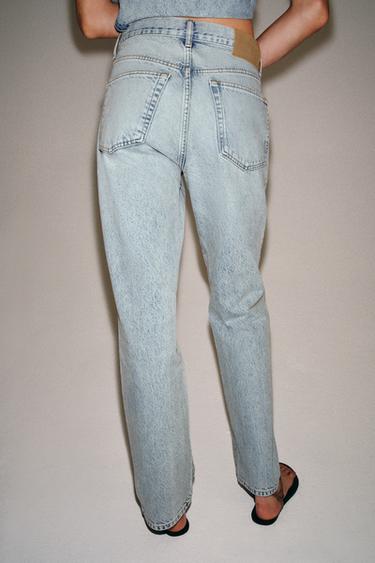 ZW COLLECTION RELAXED LOW-RISE JEANS - Light blue by Zara - Image 2