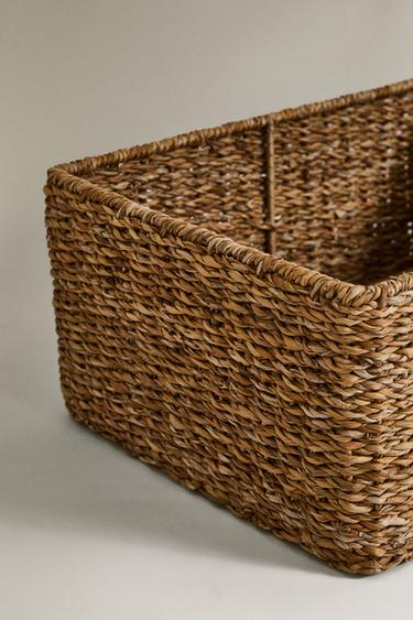 PANIER EN ALGUES COUVERCLE - Marron de Zara - Image 2