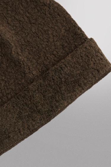 MANTECO® WOOL KNIT BEANIE — Brown 2