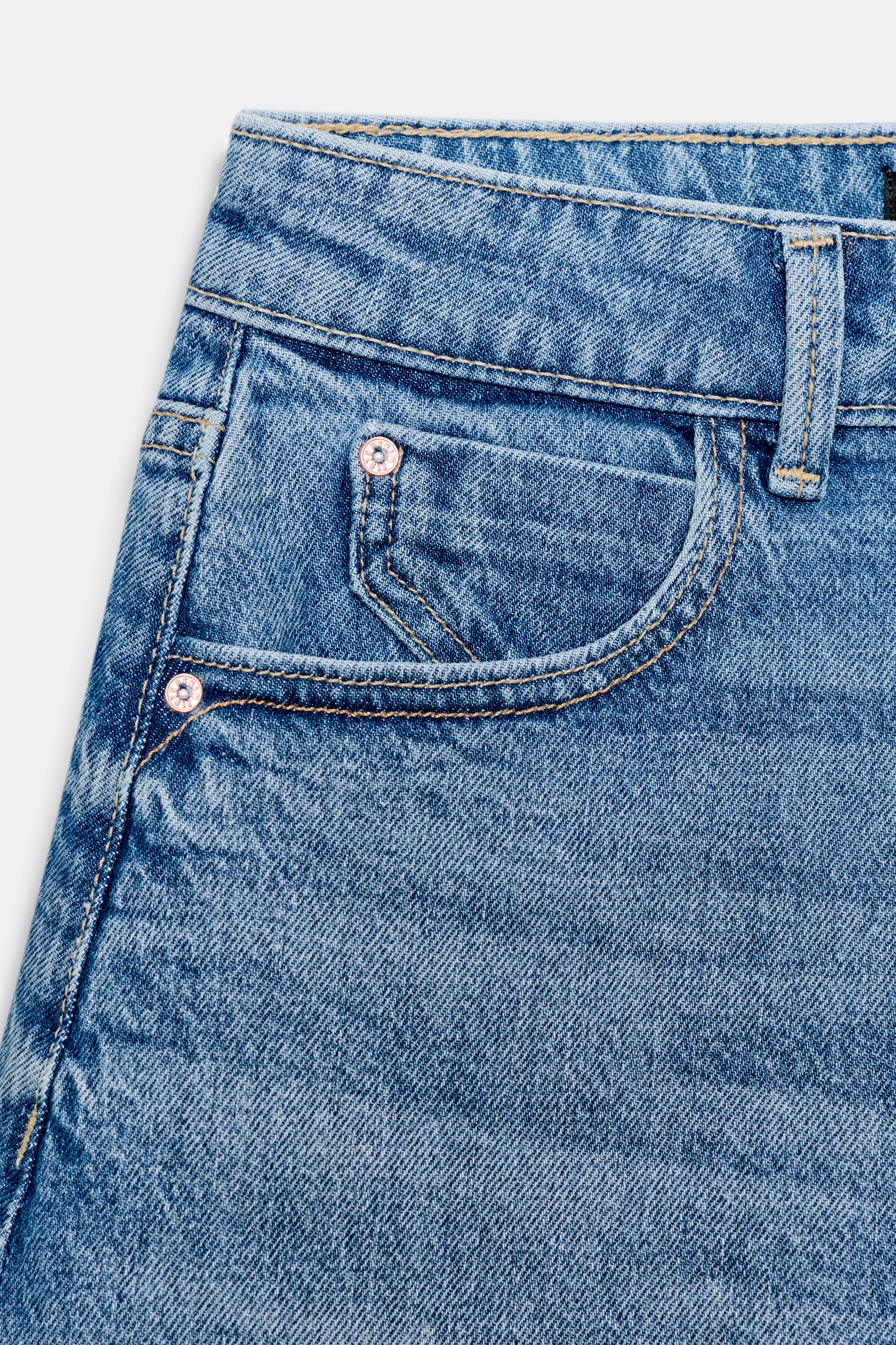 Z1975 MOM FIT SHORTS - White | ZARA Singapore