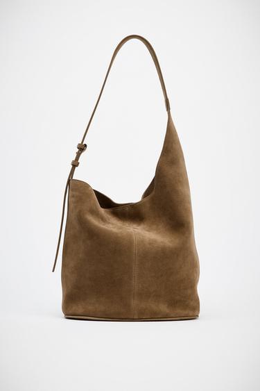 BOLSA DE COURO ASSIMÉTRICA -  da Zara