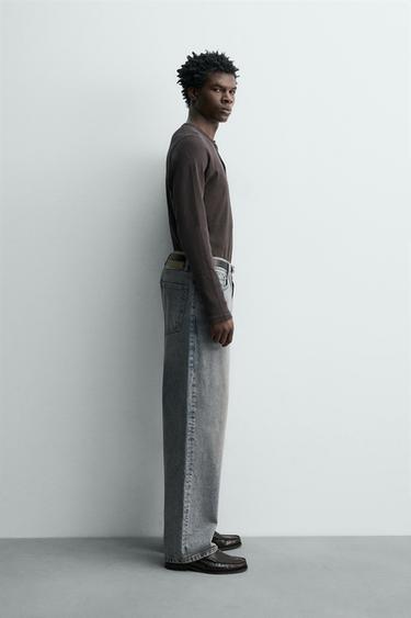 JEANS BAGGY FIT - Gris bleu de Zara - Image 3