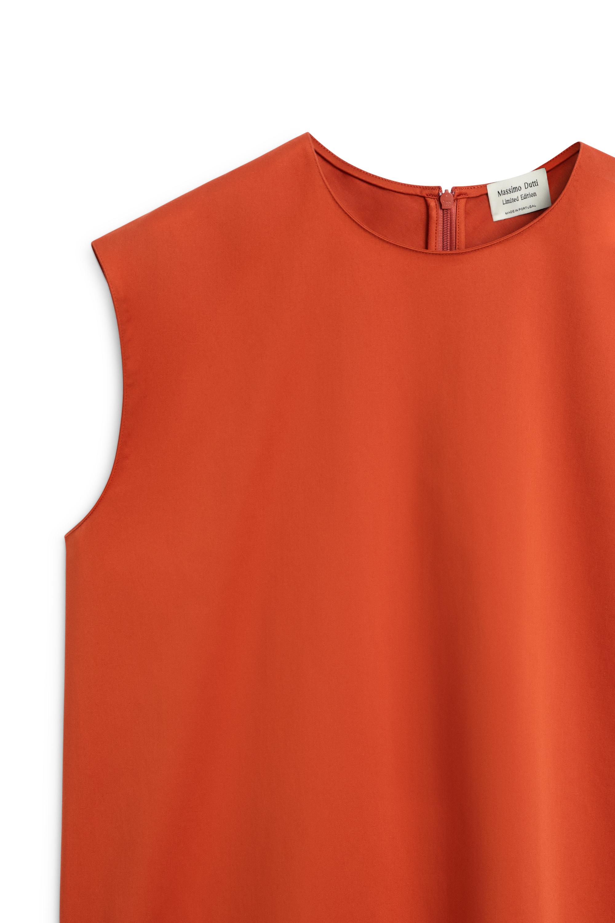 Cotton blend poplin top - LIMITED EDITION