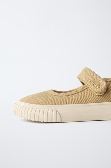 BAREFOOT TEXTILE SNEAKERS - Sand Brown by Zara - Image 4