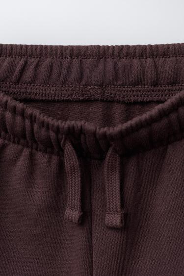 EMBROIDERED SLOGAN T-SHIRT AND BERMUDA SHORTS SET - Aubergine by Zara - Image 6